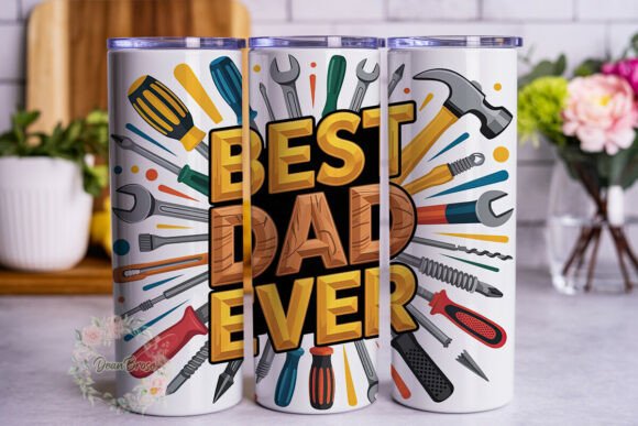 Best Dad Ever Tools 20oz Tumbler Wrap Review