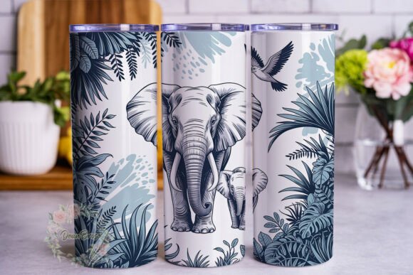 Blue Elephant Jungle Tumbler Wrap Review