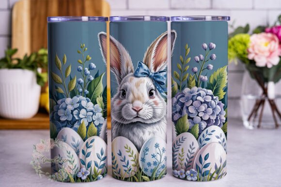 Blue Hydrangea Rabbit Tumbler Wrap Review
