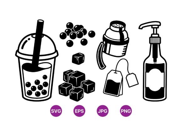 Bubble Tea Drink Elements Svg Review