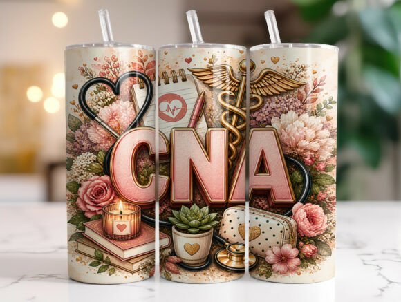 CNA Nurse Floral 20oz Tumbler Wrap Review