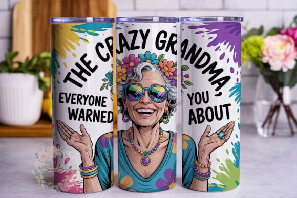 Crazy Grandma Paint Splatter Tumbler Review