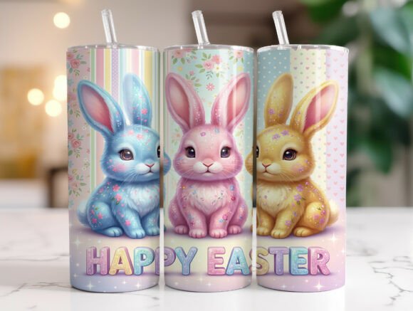 Cute Easter Bunny Happy Easter Tumbler Review
