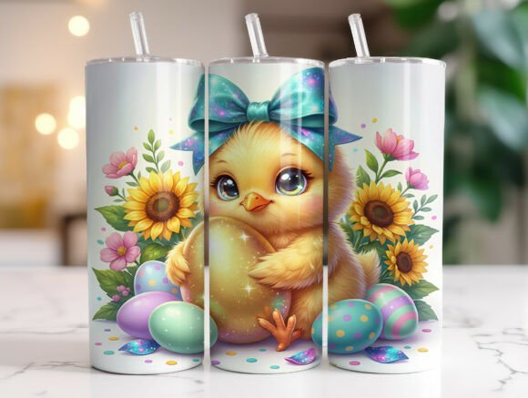 Cute Easter Chick Egg 20oz Tumbler Wrap Review