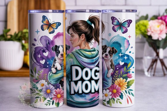 Dog Mom Watercolor Tumbler Wrap Review