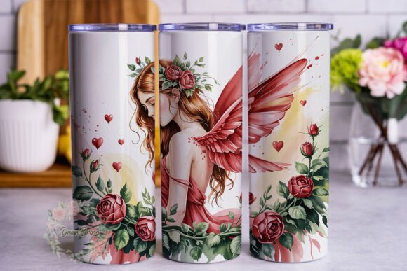 Elegant Red Rose Fairy Tumbler Wrap Review