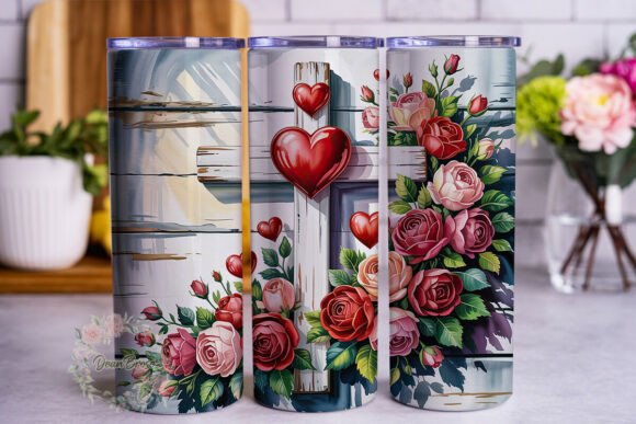 Floral Cross Hearts Tumbler Wrap Review