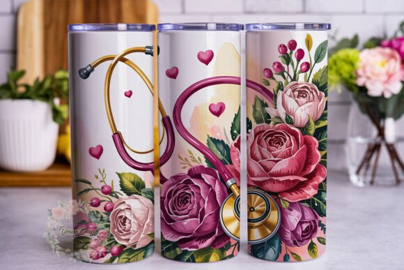 Floral Stethoscope Tumbler Wrap Review