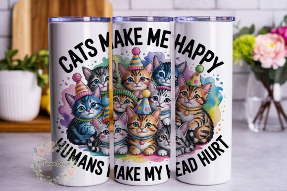Funny Cats Quote 20oz Tumbler Wrap Review