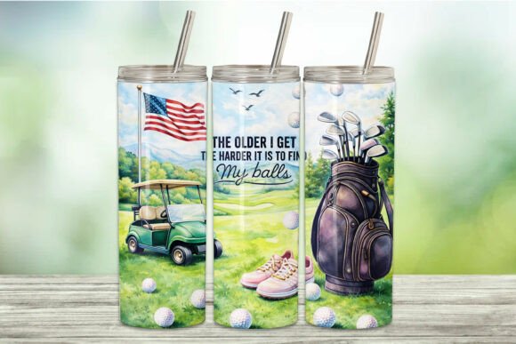Funny Golf Tumbler Wrap 20oz Skinny Review