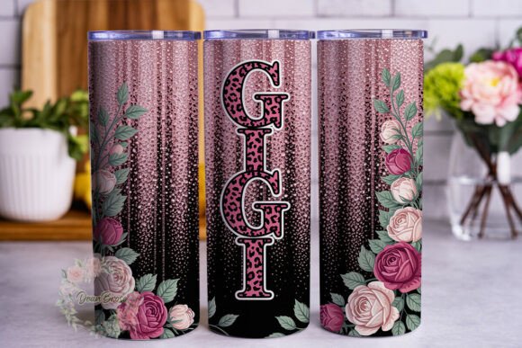 Gigi Glitter Leopard Rose 20oz Tumbler Review