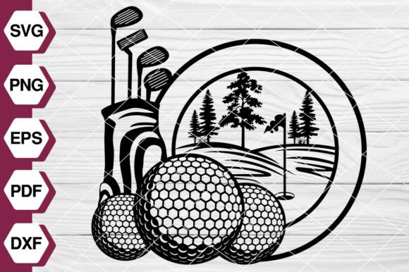 Golfing Scene SVG EP639 Review for Embroidery Projects