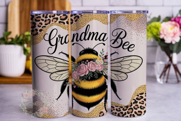 Grandma Bee Glitter Leopard 20oz Tumbler Review