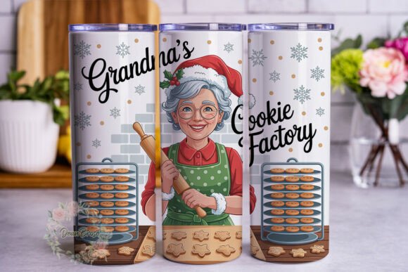 Grandma's Cookie Factory Tumbler Wrap Design Review