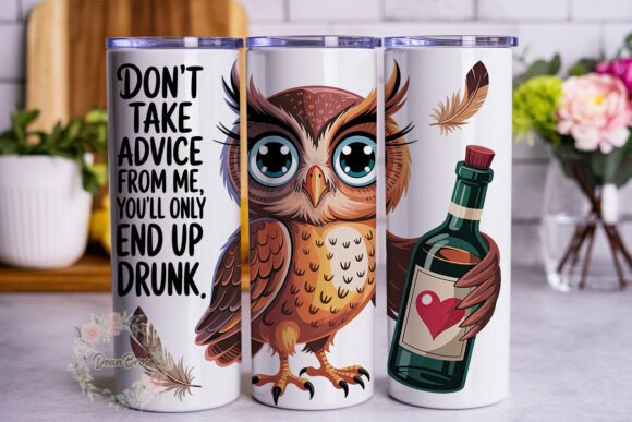 Humorous Owl Wine Tumbler Wrap Review