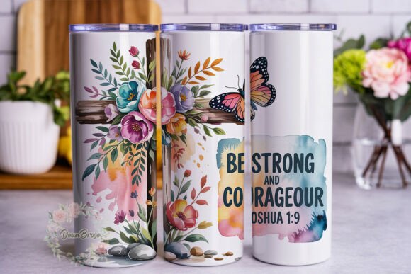 Inspirational Cross Floral Tumbler Wrap Review