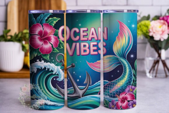 Ocean Vibes Tropical Tumbler Wrap Review