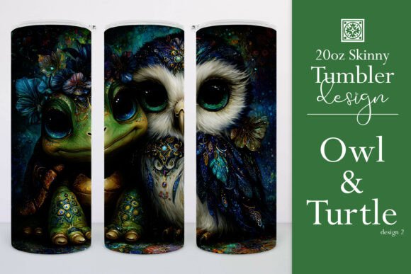 Owl Turtle 20oz Tumbler Wrap, 2 Review