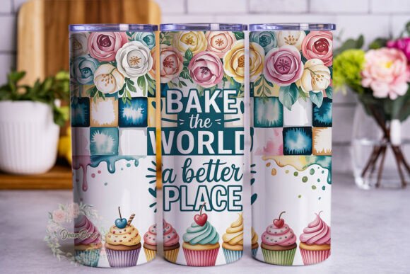Pastel Cupcakes Floral Tumbler Wrap Review