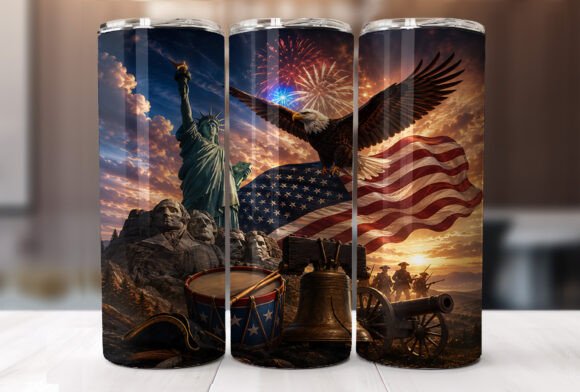 Patriotic USA Independence Day Tumbler Review