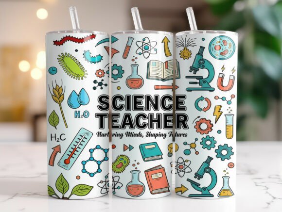 Science Teacher Tumbler Wrap Sublimation Review