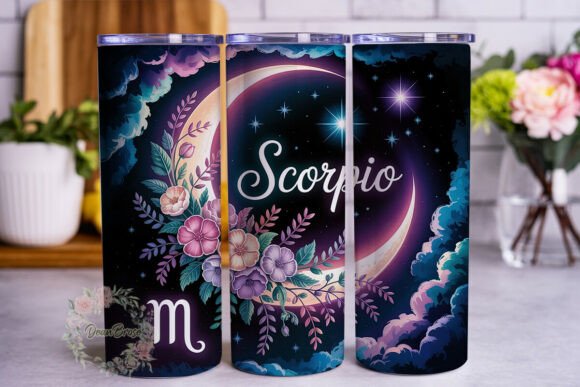 Scorpio Moon Flowers Tumbler Wrap Review