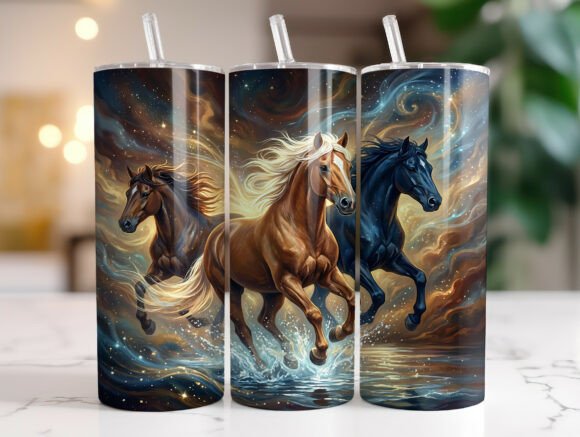 Wild Running Horses 20 Oz Tumbler Wrap Review