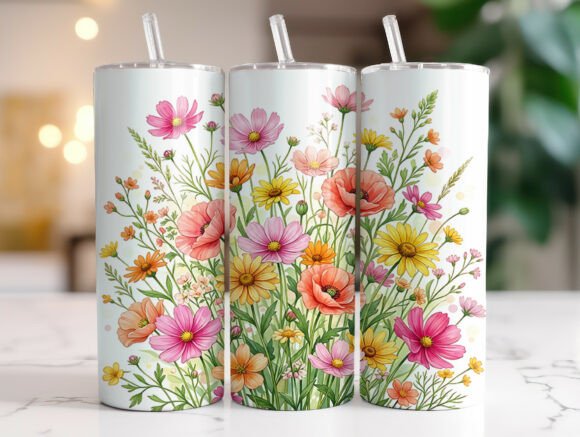 Wildflower Meadow Floral Tumbler Wrap Review